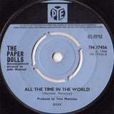 Paper Dolls : Something Here In My Heart (Keeps A Tellin' Me No)  (7", Single, Pus)