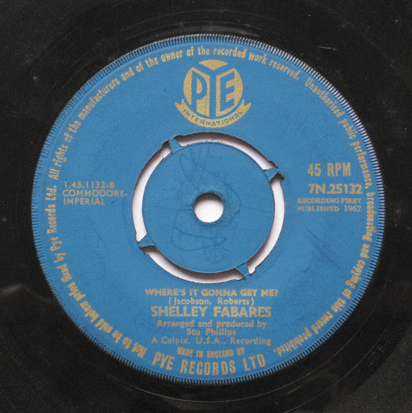 Shelley Fabares : Johnny Angel (7", Single)