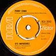 Perry Como : It's Impossible / Long Life, Lots Of Happiness (7", Single, Kno)