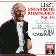 Franz Liszt, Philharmonia Hungarica, London Philharmonic Orchestra, Willi Boskovsky : Ungarische Rhapsodien Nos. I-6 (CD, Comp, RM)