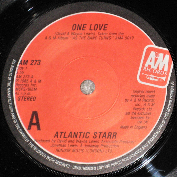 Atlantic Starr - One Love (7) (Very Good Plus (VG)) - DaddyPop