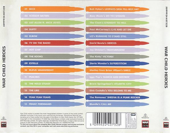Various : War Child Heroes (CD, Comp)