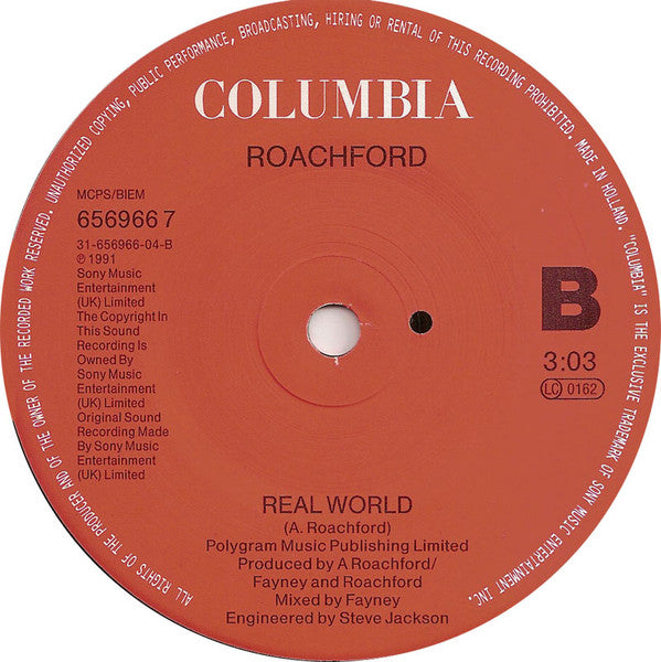 Roachford : Stone City (7", Single)