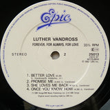 Luther Vandross : Forever, For Always, For Love (LP, RE)