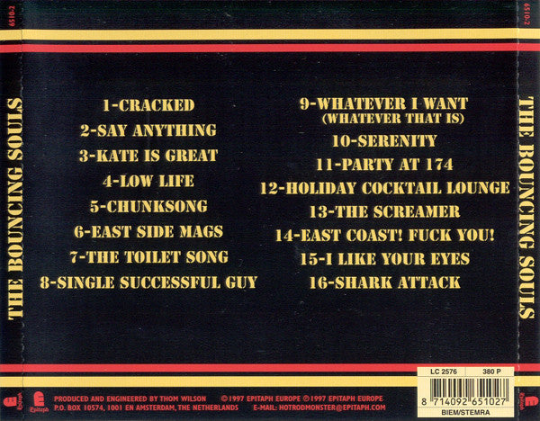 The Bouncing Souls : The Bouncing Souls (CD, Album)