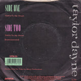 Taylor Dayne : Tell It To My Heart (7", Single, MP)
