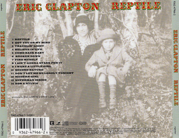 Eric Clapton : Reptile (HDCD, Album, WMM)
