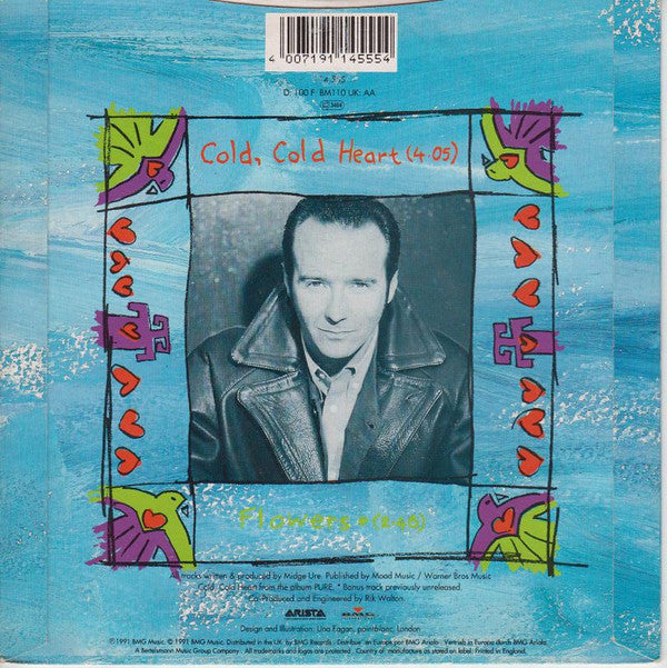 Midge Ure : Cold, Cold Heart (7", Pap)