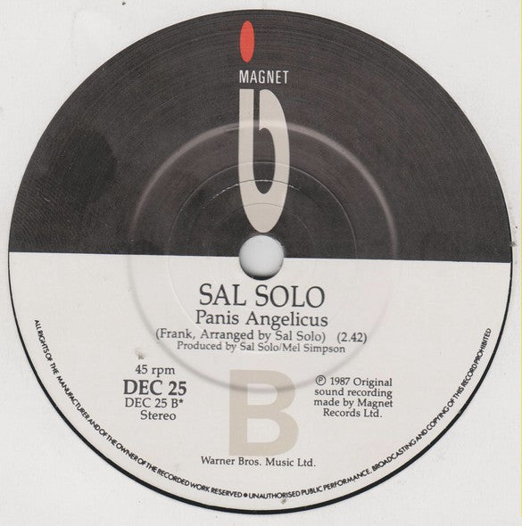 Sal Solo : Adoramus Te (7", Single)
