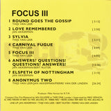 Focus (2) : Focus 3 (CD, Album, RE)