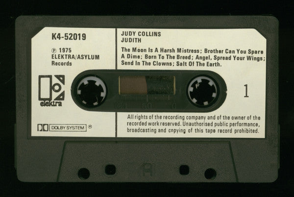 Judy Collins : Judith (Cass, Album)