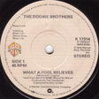 The Doobie Brothers : What A Fool Believes (7", Single)