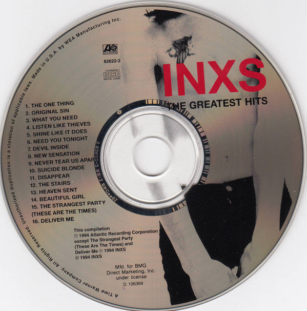 INXS : The Greatest Hits (CD, Comp, Club, RM)
