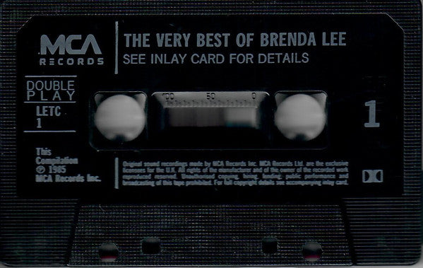 Brenda Lee : The Very Best Of Brenda Lee (Cass, Comp)