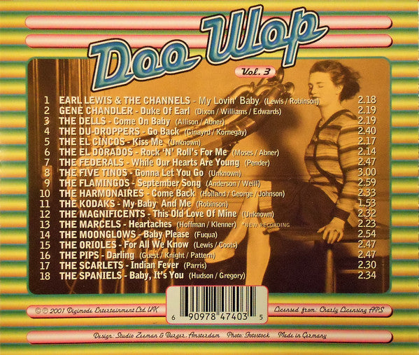 Various : The Very Best Of Doo Wop Vol.3 (CD, Comp)