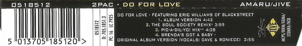 2Pac - Do For Love (CD) (Very Good Plus (VG)) - DaddyPop