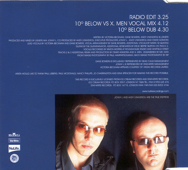 True Steppers And Dane Bowers Featuring Victoria Beckham : Out Of Your Mind (CD, Single)