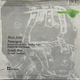 Elton John : Passengers (7", Single, Sil)
