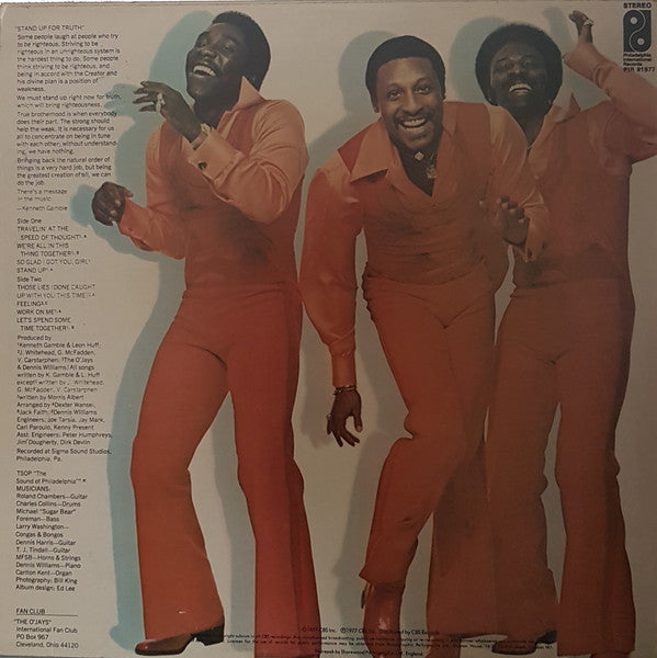 The O'Jays : Travelin' At The Speed Of Thought (LP, Album)