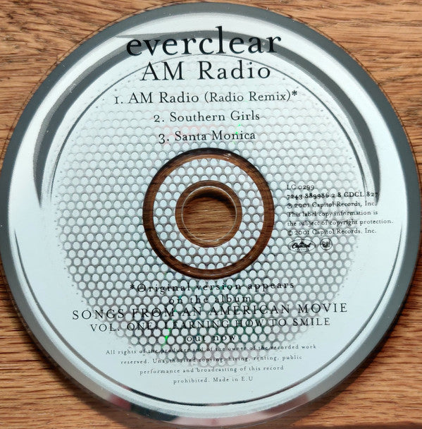 Everclear : AM Radio (CD, Single)