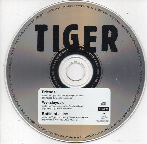 Tiger (6) : Friends (CD, Single, CD1)