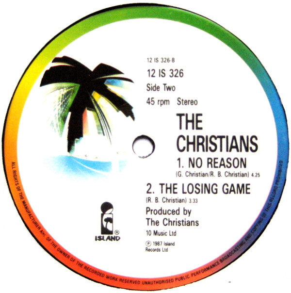 The Christians : Hooverville (And They Promised Us The World) (12", Pos)