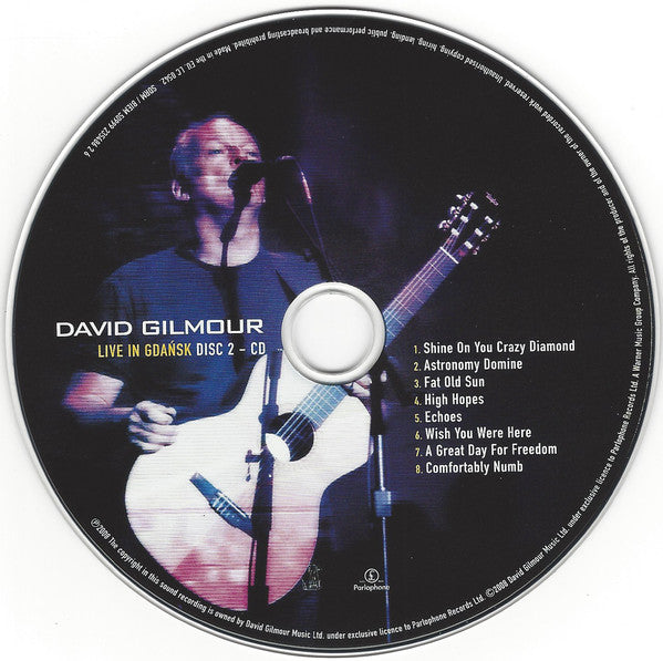David Gilmour : Live In Gdańsk (2xCD, Album, RE + DVD-V, RE, Multichannel, PAL)