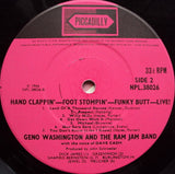 Geno Washington & The Ram Jam Band : Hand Clappin' Foot Stompin' Funky-Butt... Live! (LP, Mono)