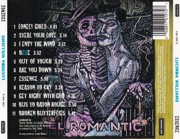 Lucinda Williams : Essence (CD, Album)