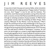 Jim Reeves : The Very Best Of Jim Reeves (CD, Comp, RE)