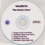 - The Partys Over (CDr) (Very Good (VG)) - DaddyPop