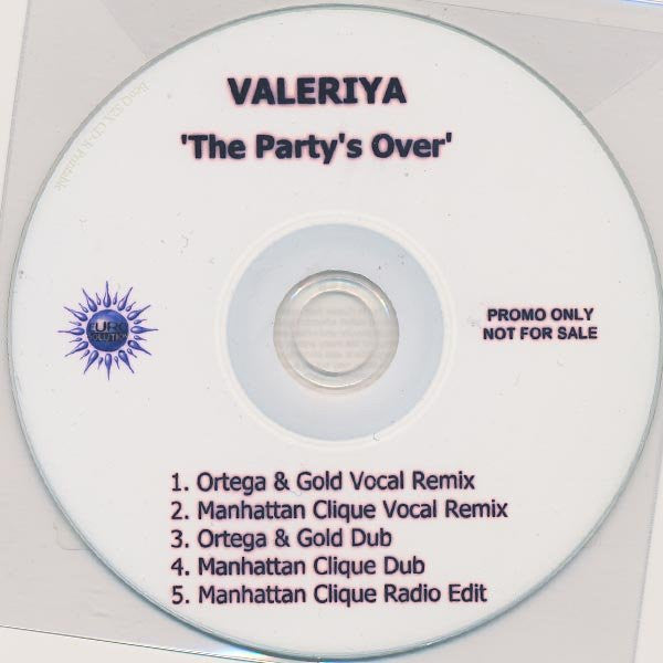 - The Partys Over (CDr) (Very Good (VG)) - DaddyPop