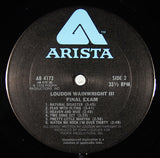 Loudon Wainwright III : Final Exam (LP, Album, Ter)
