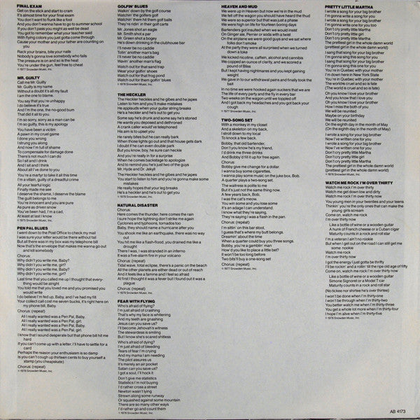 Loudon Wainwright III : Final Exam (LP, Album, Ter)