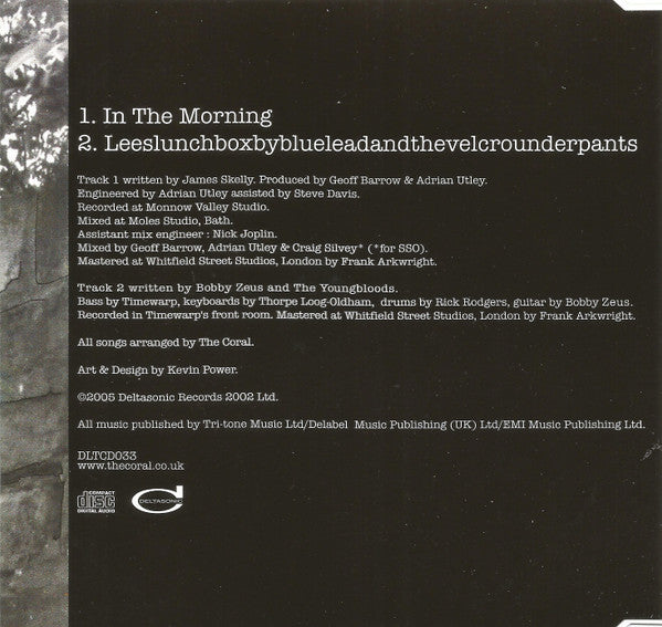 The Coral : In The Morning (CD, Single)