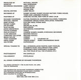 Richard Thompson : Daring Adventures (CD, Album)