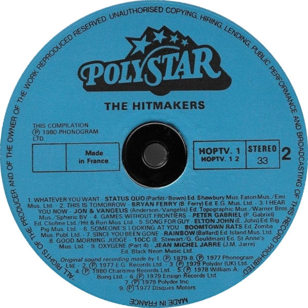 Various : The Hitmakers (LP, Comp)