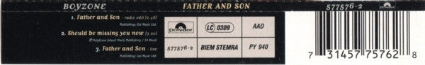 Boyzone : Father And Son (CD, Single)
