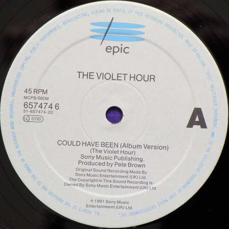 The Violet Hour : Could Have Been (12")