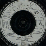 Genesis : Turn It On Again (7", Single, Inj)