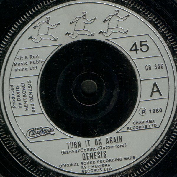 Genesis : Turn It On Again (7", Single, Inj)