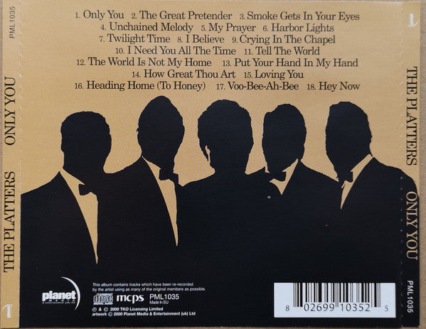 The Platters : Only You (CD, Comp)