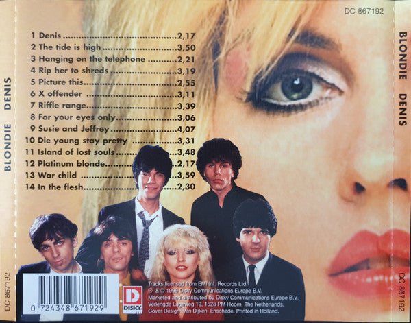Blondie : Denis (CD, Comp)