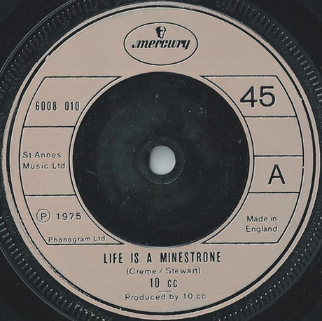 10cc - Life Is A Minestrone (7) (Very Good (VG)) - DaddyPop