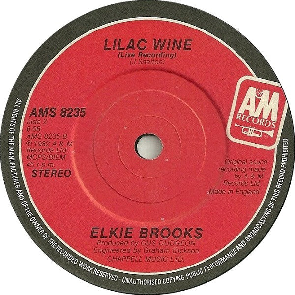 Elkie Brooks : Nights In White Satin (7")