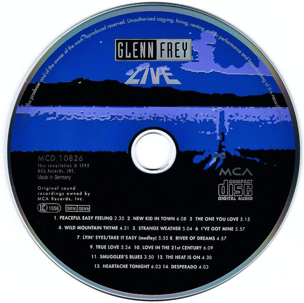 Glenn Frey : Live (CD, Album, Comp)
