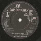 Paul McCartney - Only Love Remains (7) (Very Good Plus (VG)) - DaddyPop