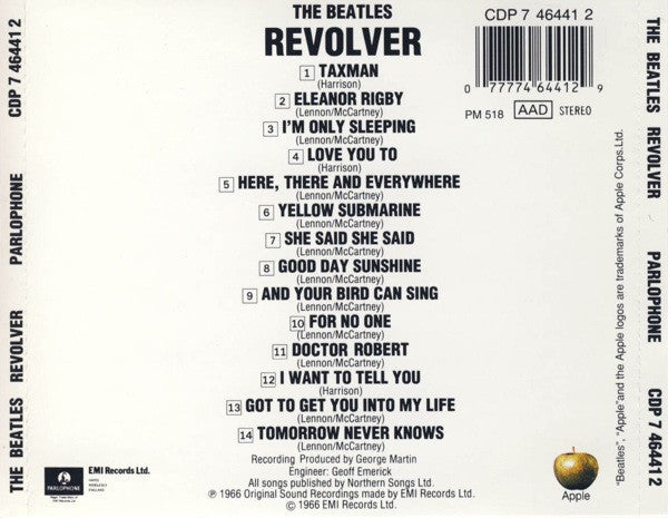 The Beatles : Revolver (CD, Album, RE)