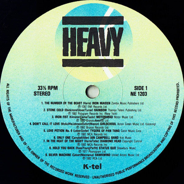 Various : Heavy (LP, Comp)