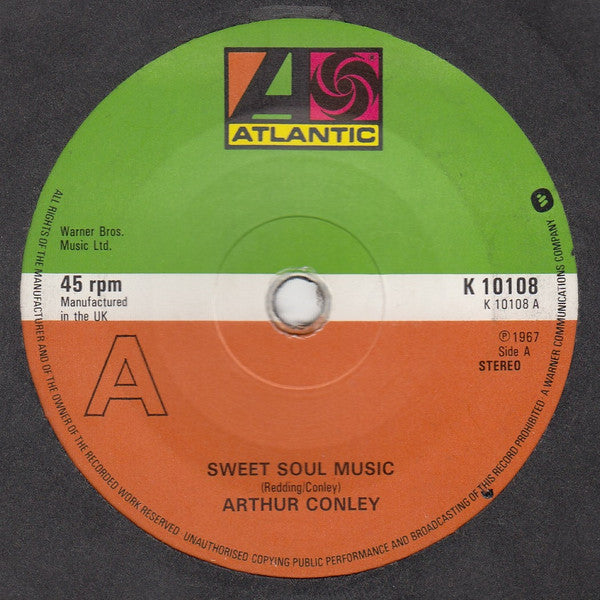 Arthur Conley : Sweet Soul Music  (7", RE)